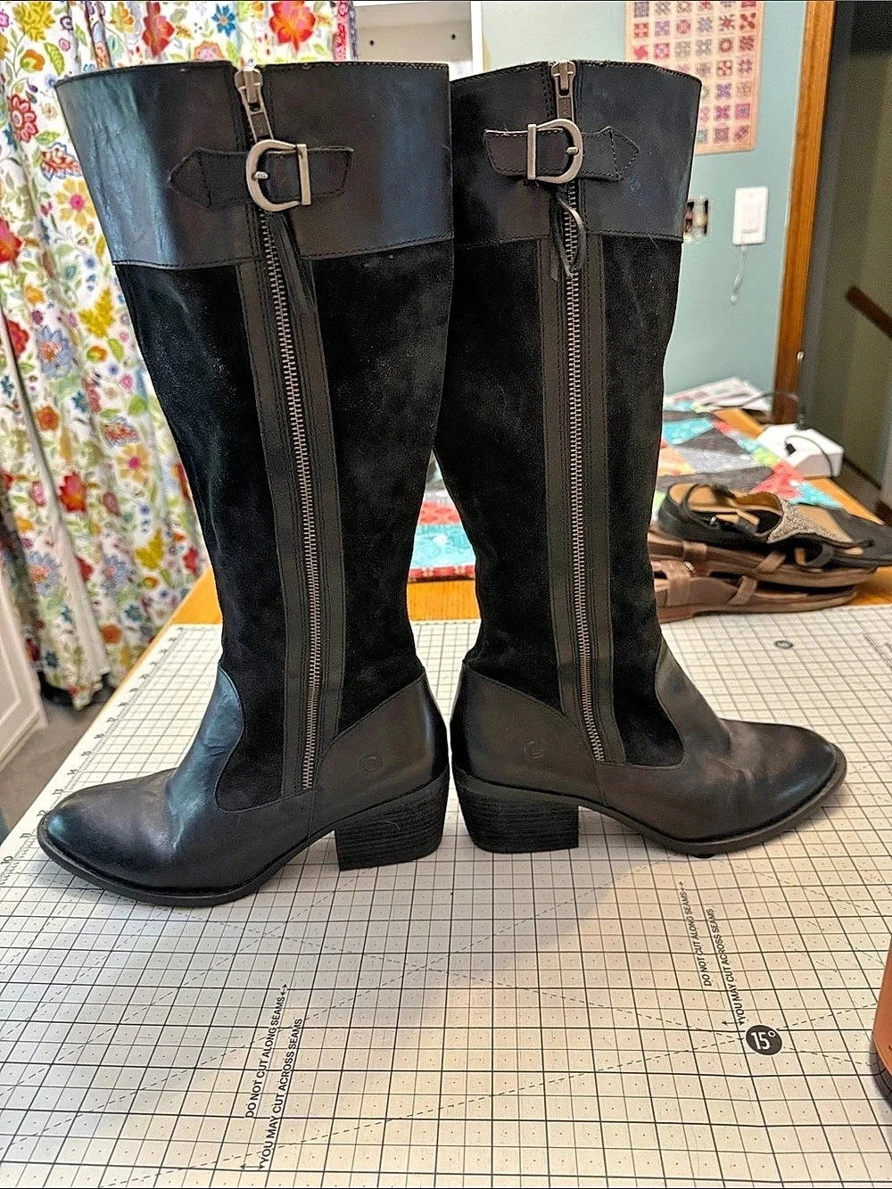 Born Black Over-the-Knee Boots US 10M